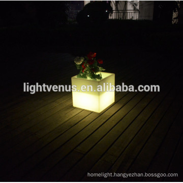 Modern plastic led flower pot,vase,planter